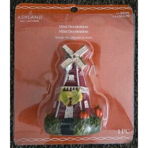 Ashland Mini Decoration Windmill Great for Fall Fairy Garden